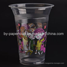Beautiful Pattern Disposable Plastic Cup